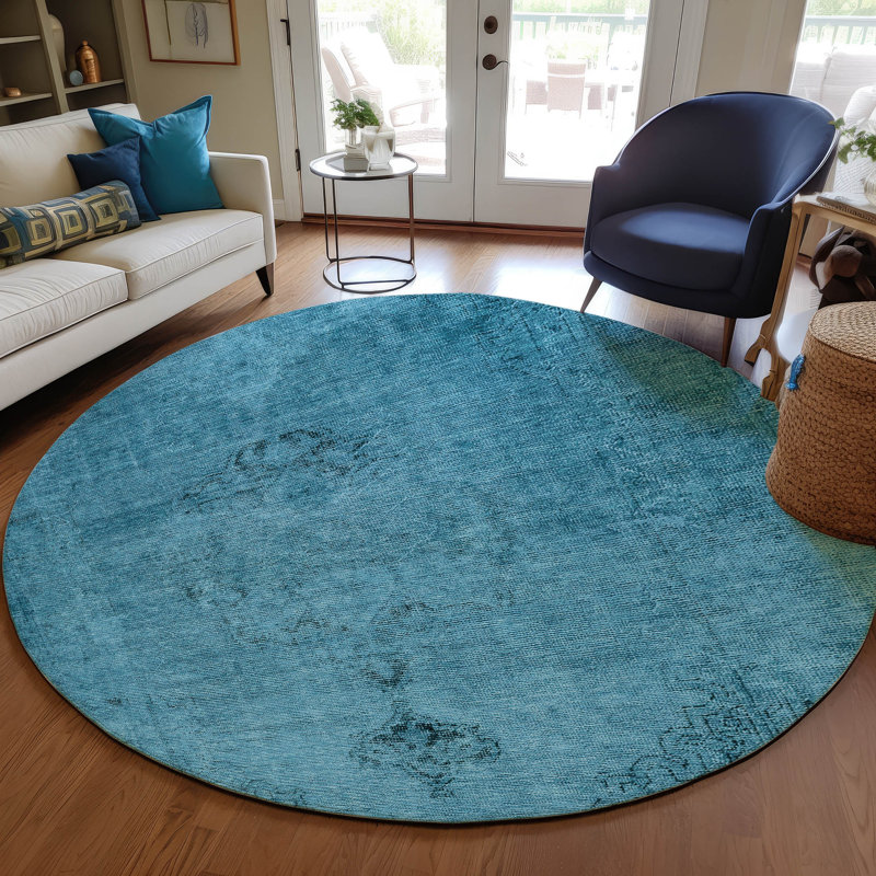 Tapis intérieur / extérieur Nayelin, Rond 8 pi