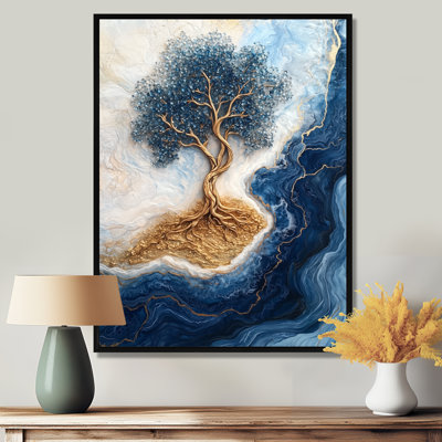 «Mykhaylo Aqua Tree Of Life Into The River Of Existance I», reproductions encadrées