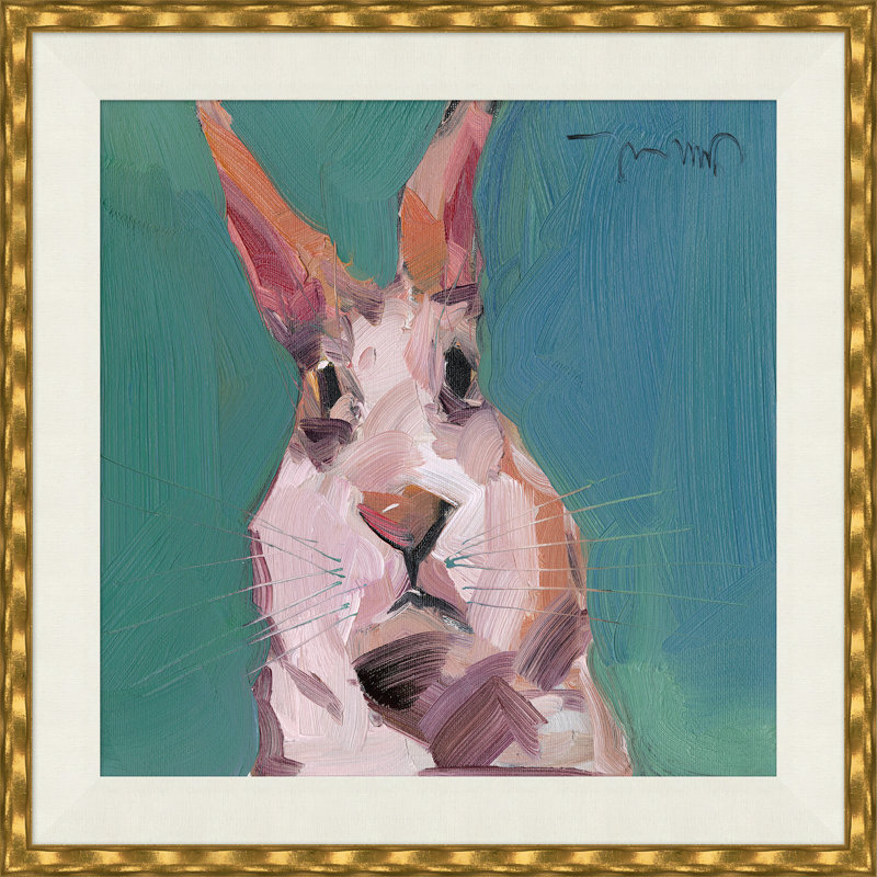 Curious Rabbit Print by Joseph Mota