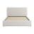 Upholstered Bed Frame with Tall Padded Headboard-2040136517