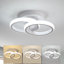 Aulon 2-Light Dimmable LED Flush Mount-1516997480
