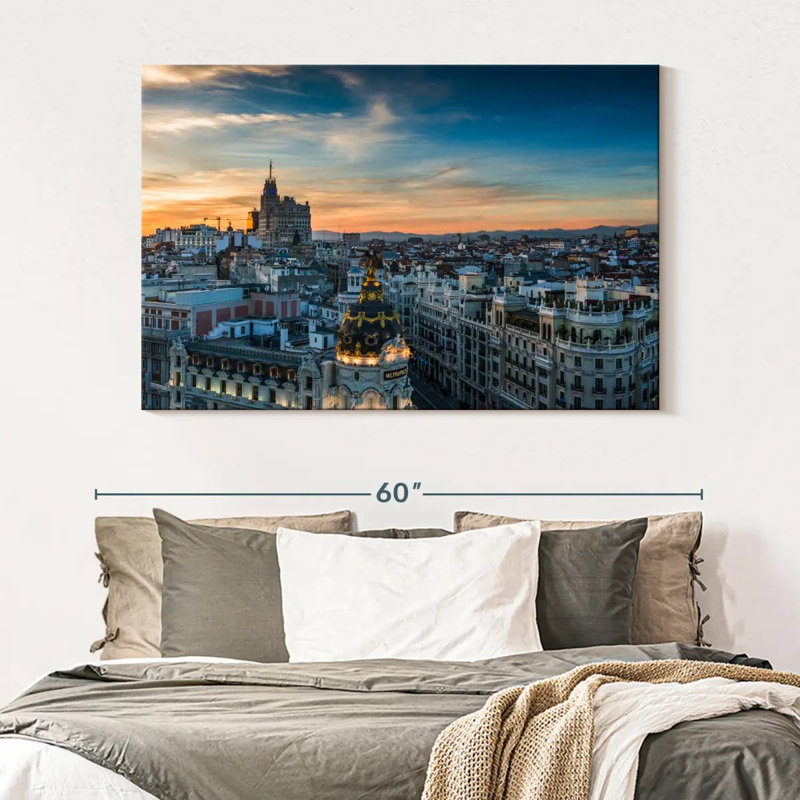 Horizon du crépuscule Sirci Madrid, H 34 po x l 51 po
