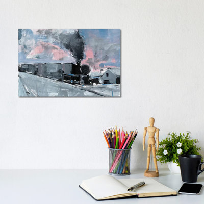 Train Station by Jose Trujillo - No Frame Painting on Canvas