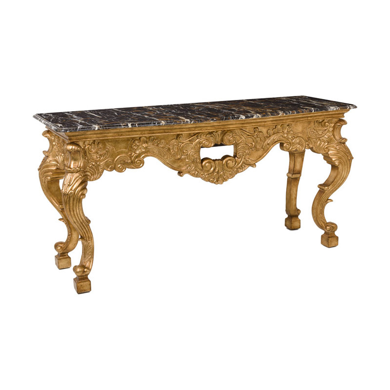 Table console en marbre isadore