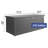 Biohort LeisureTime 210 71.25" L x 31.1" W x 27.9" H Water Resistant Metal Galvanized Steel Deck Box with Lock and Soft Close Hydraulic Lift Dark Gray-94848103