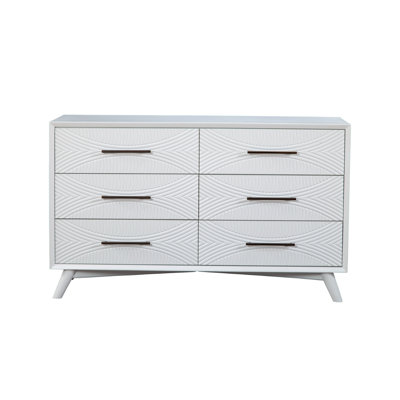Commode double à 6 tiroirs Daria