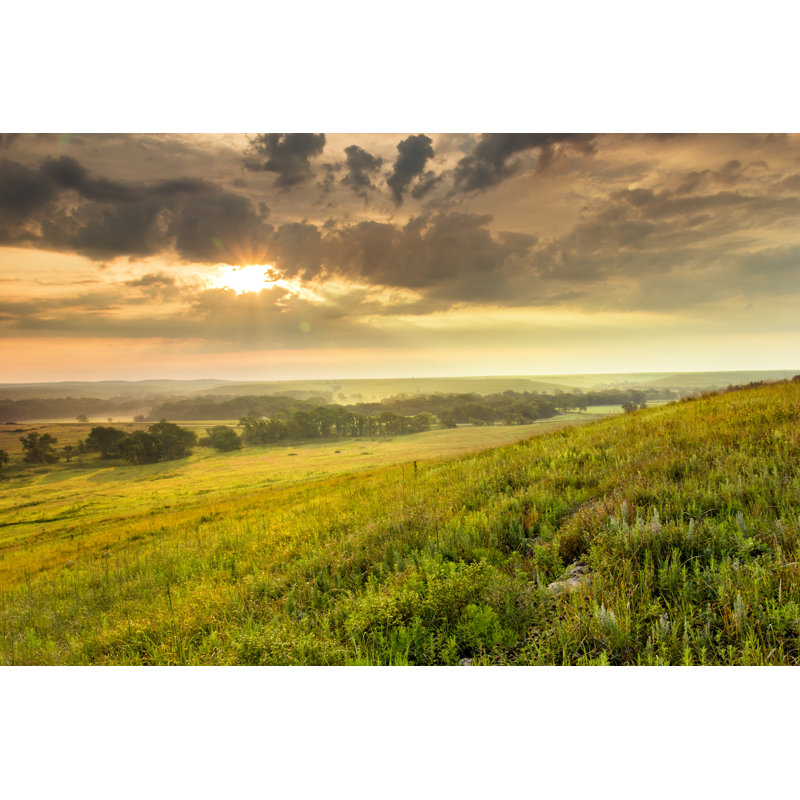 «Dramatic Sunrise On Canvas» par Ricardoreitmeyer, photographie, H 12 po x l 18 po x P 1,25 po