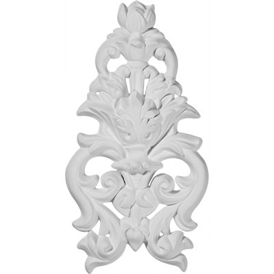 Dauphine 9.5'' H x 4.875'' W x 1'' D Urethane Onlay Scroll