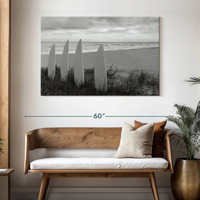 Gillard Monochrome Beach Surfboards, 32" H x 48" W