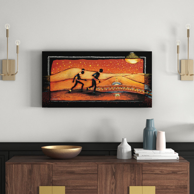 La Voie Lactee De Feu by Szacherska - Rectangle Print on Wood
