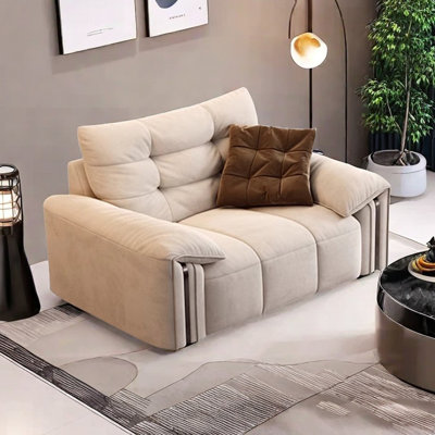 Italian minimalist elephant ear fabric sofa