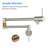 Pot Filler Faucet Kitchen Faucet Folding Stretchable Brass Faucet with Two Handles Wall Mount-90570674
