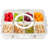 Divided Serving Tray With Lid And Handle, Snackle Box Charcuterie Container Portable For Snack Platters Reusable Clear Organizer 8 Compartments For Candy, Fruits, Nuts Perfect For Party Entertaining