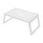 Lot de 8 supports pliables blancs pour ordinateur portable, table d'appoint multifonctionnelle pour la maison, l'école, la chambre, le canapé ou les pique-niques. Parfait pour la maison, l'école, les sorties et les pique-niques.