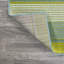 Aliyaah Gradient Ticking Striped Green/Blue Rug-848966246