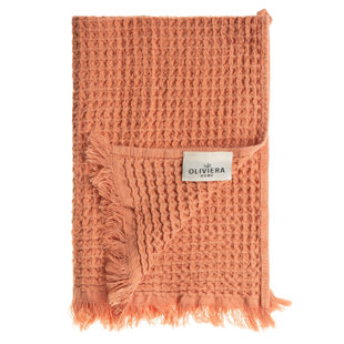 Waffle Turkish Cotton Kitchen & Guest Towel Set of 4