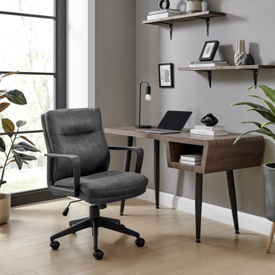 Rosso Office Chair Black Leg