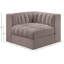 Chaise d'angle rembourrée en tissu Rummi-123507408