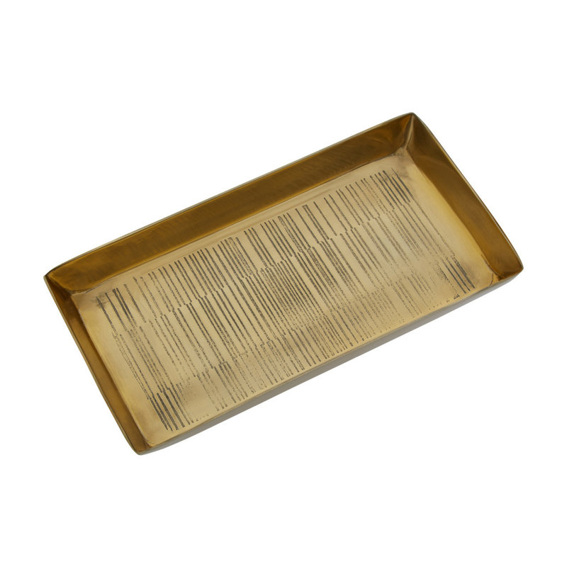 Strout Aluminum Tray, Gold
