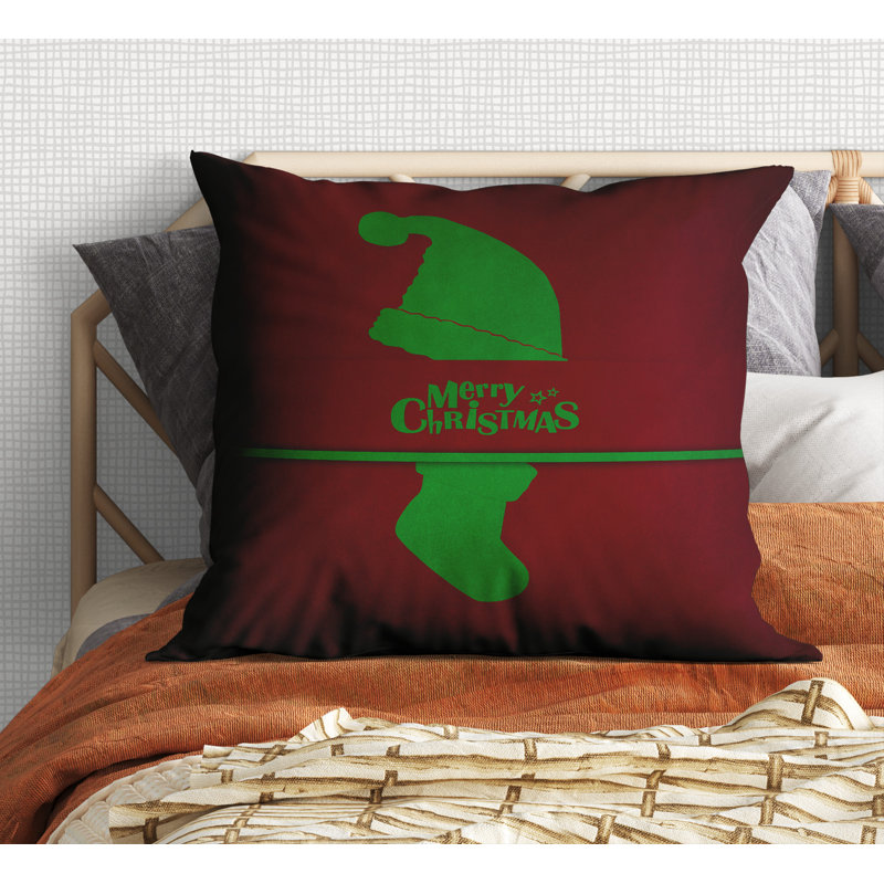 Outdoor Reversible Throw Pillow, 18" x 18"