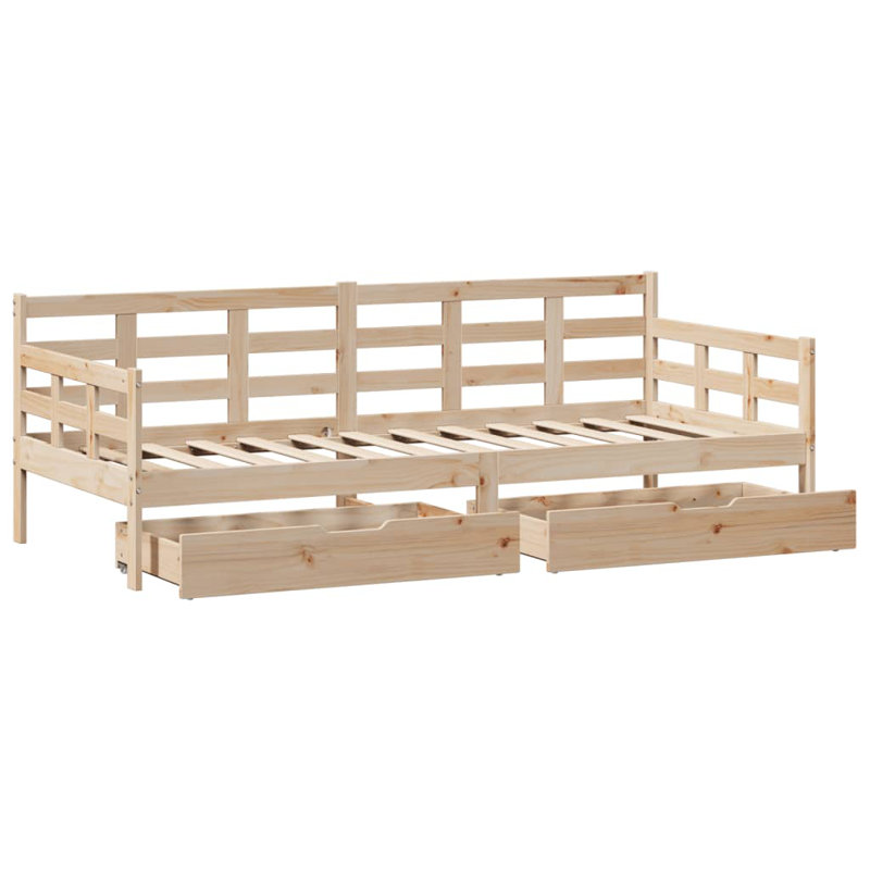 Crissyfield Solid Wood Daybed, Single (3')