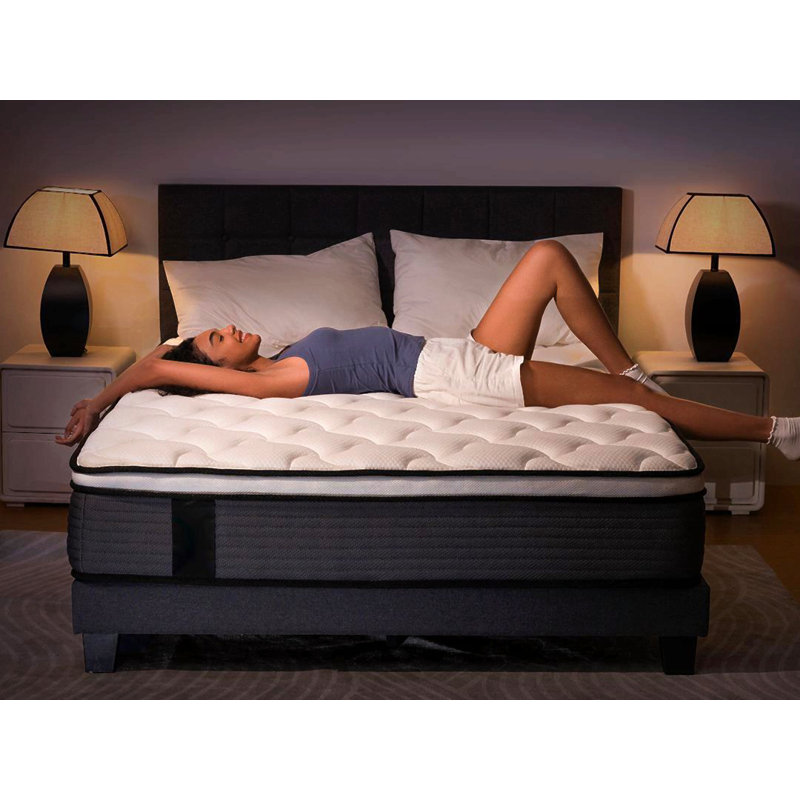Matelas hybride à ressorts ensachés 10 po, Grand lit