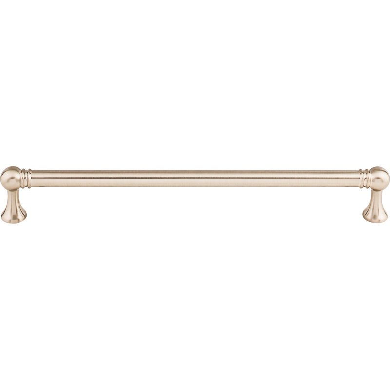 Kara Bar Pull, Brushed Satin Nickel, 8 13/16"