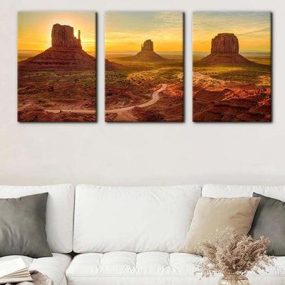 3 Piece Wrapped Canvas Print