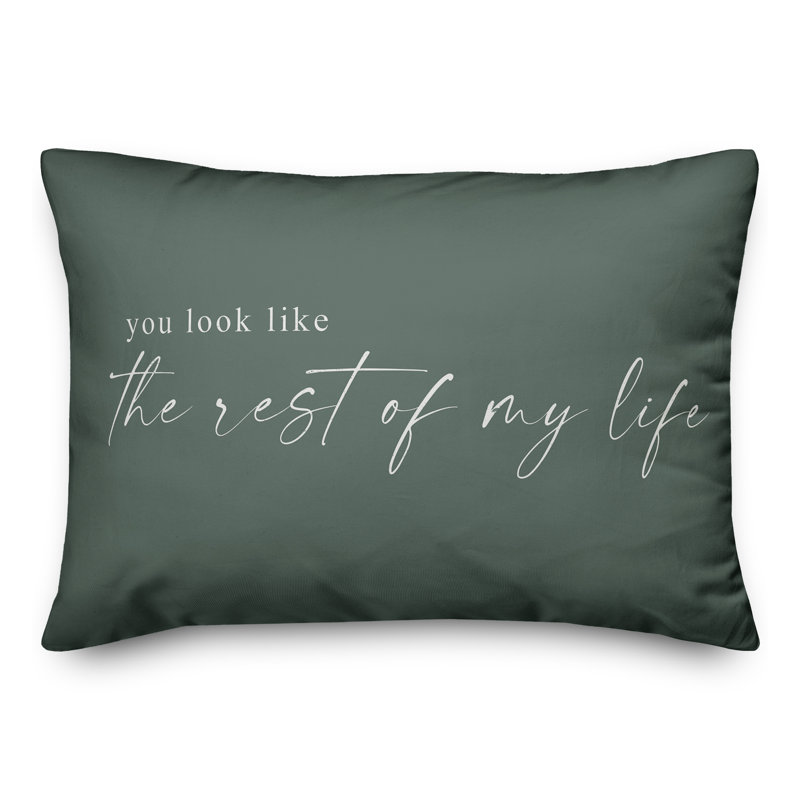  Polyester Lumbar Rectangular Pillow Cover & Insert