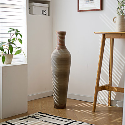Decorative Floor Vase Artificial Rattan Vase