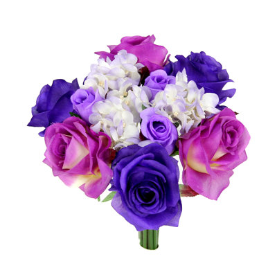 Pièce maîtresse de rose artificiel 12 tiges