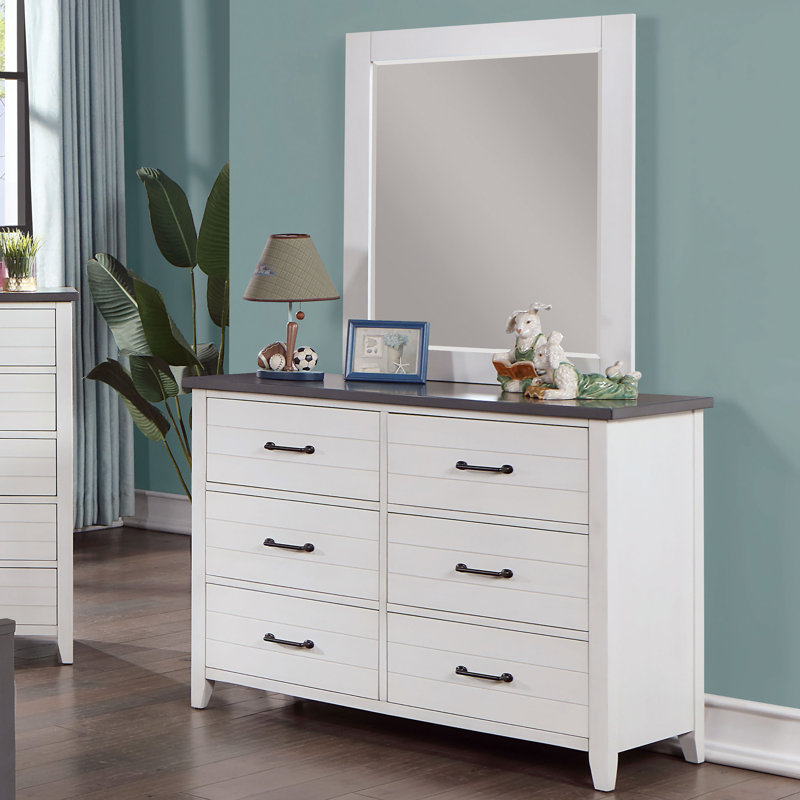 Commode l 6,6 po avec miroir Kaid