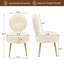 Chaise de coiffeuse avec tabouret d'appoint Noehly-1983015704