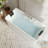 67"x 31.5" Freestanding Whirlpool Acrylic Bathtub with Faucet