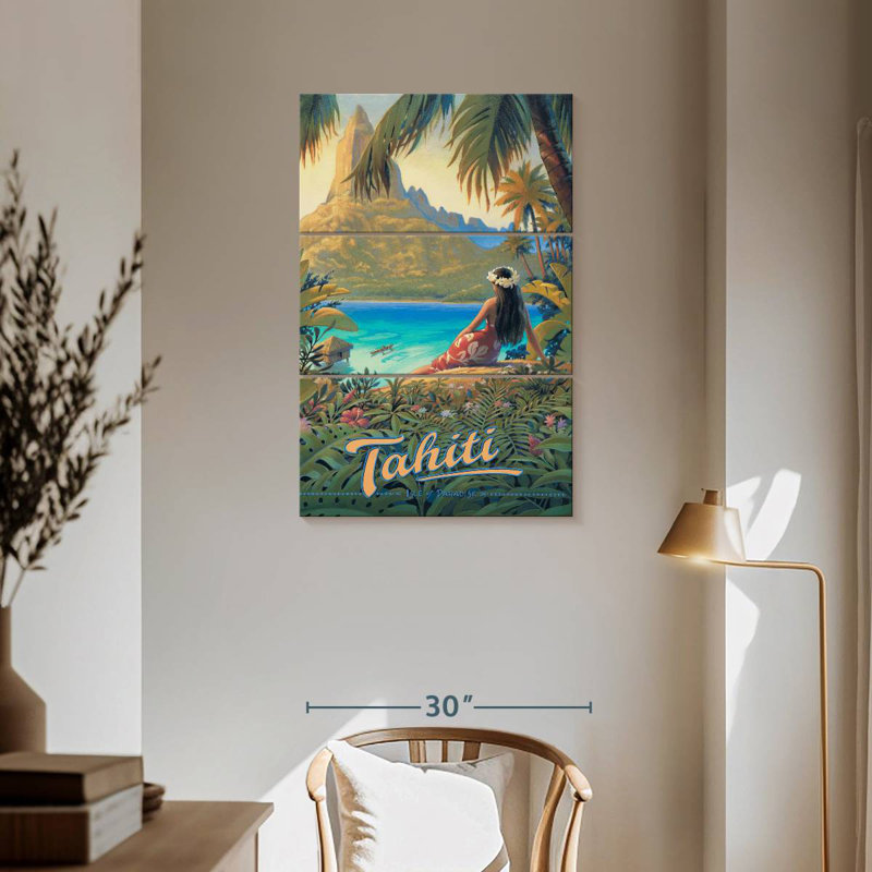 Gillard Tahiti I, H 57 po x l 36 po