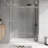 60" W X 74" H  Sliding Frameless Shower Door With Clear Tempered Glass-114764603