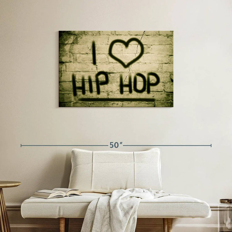 Tergel I Love Hip Hop, H 24 po x l 36 po