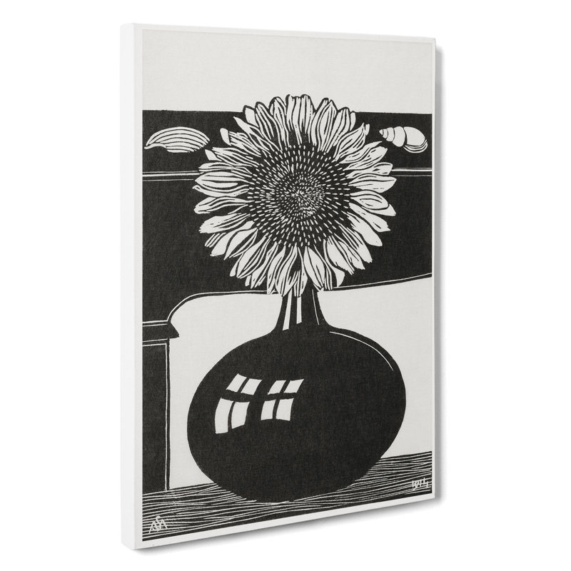 Sunflower by Samuel De Mesquita - Wrapped Canvas, 40cm H x 35cm W x 3cm D