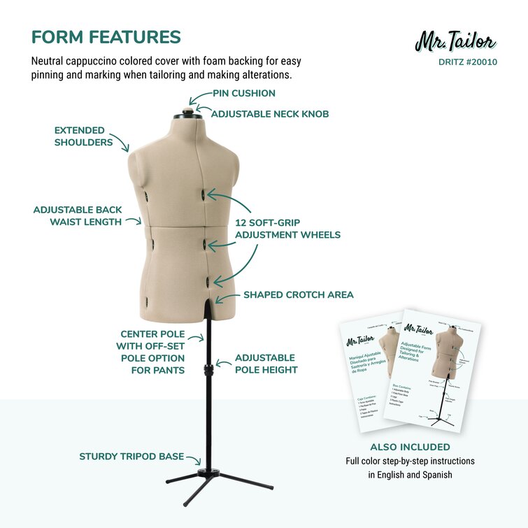 Dritz My Double Designer Adjustable Dress Form & Reviews - Wayfair Canada