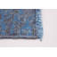 Tapis unique en laine de 4 pi 5 po x 6 pi 10 po bleu Otera