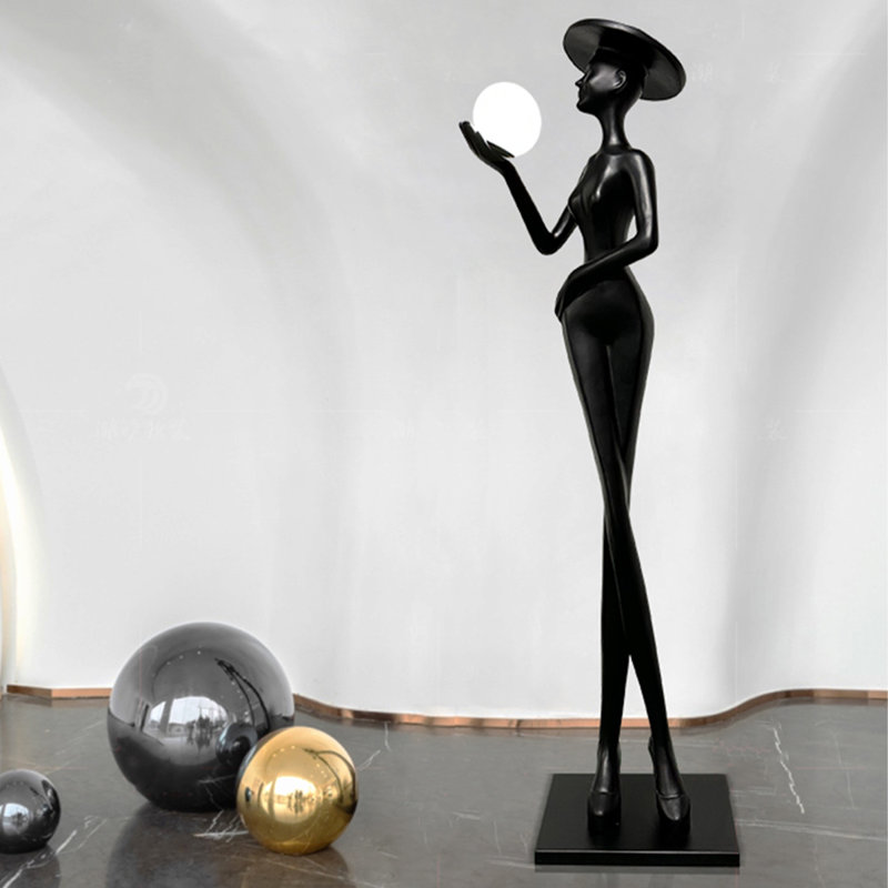 Ornement de lampe de plancher Nordic
