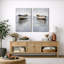 «Minimalist Boat on Water», impression de chambre à coucher côtière, impression sur toile encadrée, 2 pièces-126030396-126030397