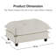 73 Chenille repose-pieds beige-131529167