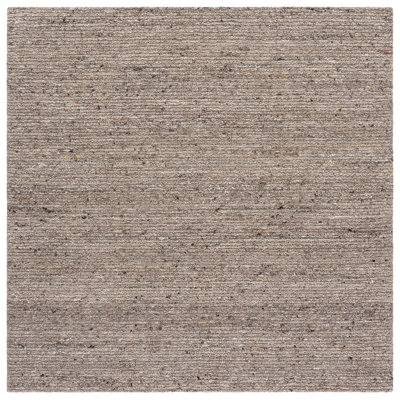 Earthly Hand Tufted Wool Solid Color Indoor Rug