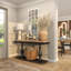Miroir mural en bois blanc