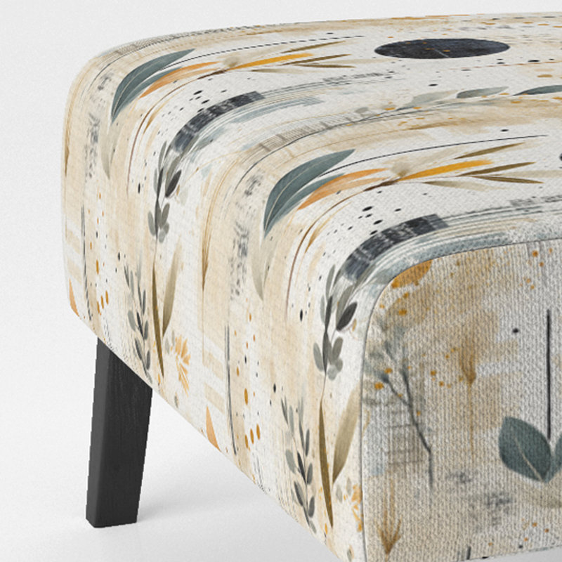 Fauteuil de chambre rembourré beige, Urban Nomadic
