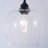 Modern Farmhouse 3-light Dimmable Glass Chandelier