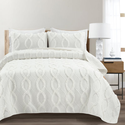  Microfiber 3 Piece Quilt Set