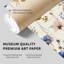 «Botanical Fall Wildflowers Pattern IV Cottage», reproduction d'art non encadrée-34711161