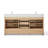 72" Freestanding Double Bathroom Vanity With Overflow & Quartz Top Fully Assembled Vanity With Cabinets And Drawers-1213606167